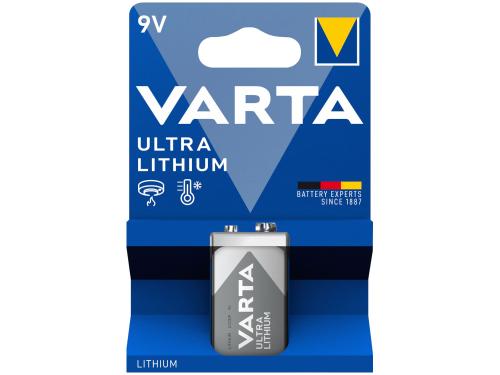 Varta E-Block 6122 9V Ultra Lithium 10-Jahresbatterie für Rauchwarnmelder
