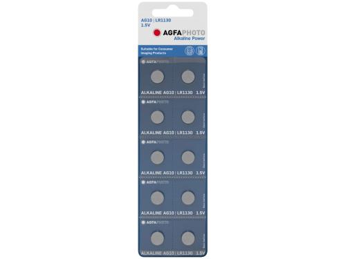 10x AGFAPHOTO 1,5V Batterie LR1130 LR54 AG10 für Kinderbuch Soundbuch Musik