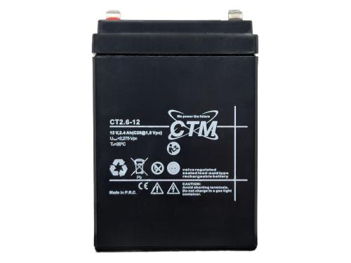 CTM2.6-12 12V 2,6Ah AGM Pb Akku Batterie wartungsfrei