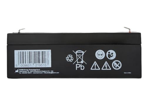Preview: Fiamm FG20201 12V 2Ah AGM Blei Batterie wartungsfrei