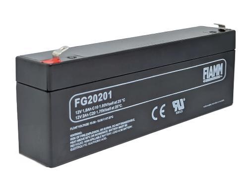 Preview: Fiamm FG20201 12V 2Ah AGM Blei Batterie wartungsfrei