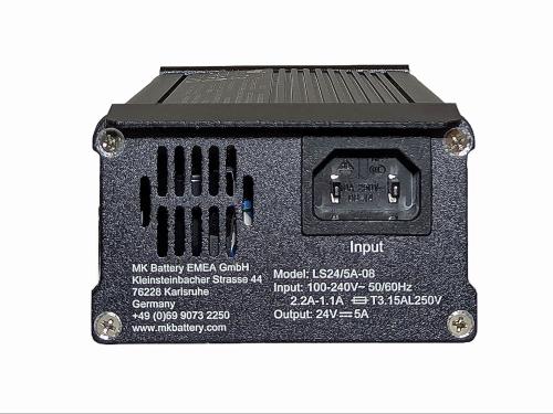 Preview: MK Battery LS24/5A-8 Blei Ladegerät 24V 5A für Rollstühle und Seniorenmobile
