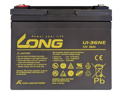 U1-36NE Kung Long Pb Akku 12V 36Ah AGM wartungsfrei zyklenfest