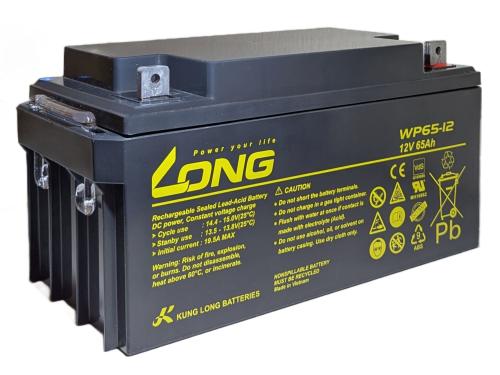 Akku kompatibel Notstrom USV Notlicht 12V 65Ah AGM Blei Vlies Accu wartungsfrei