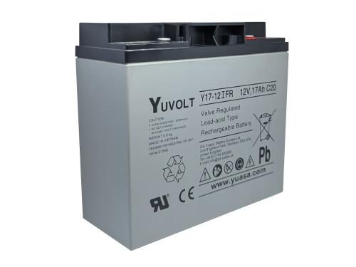 Preview: Yuasa Yuvolt Y17-12IFR 12V 17Ah AGM VdS Blei Accu Batterie wartungsfrei