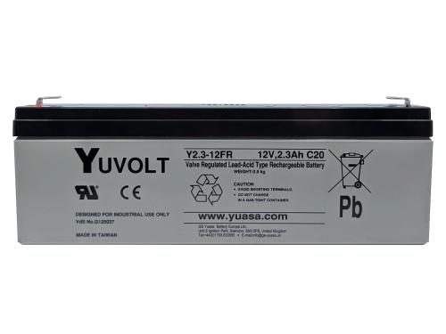 Yuasa Yuvolt Y2.3-12FR 12V 2,3Ah AGM VdS Blei Accu Batterie wartungsfrei