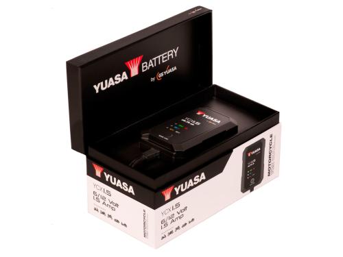 Preview: Yuasa YCX1.5 6/12 V 1,5 A Motorradbatterie-Smart-Ladegerät