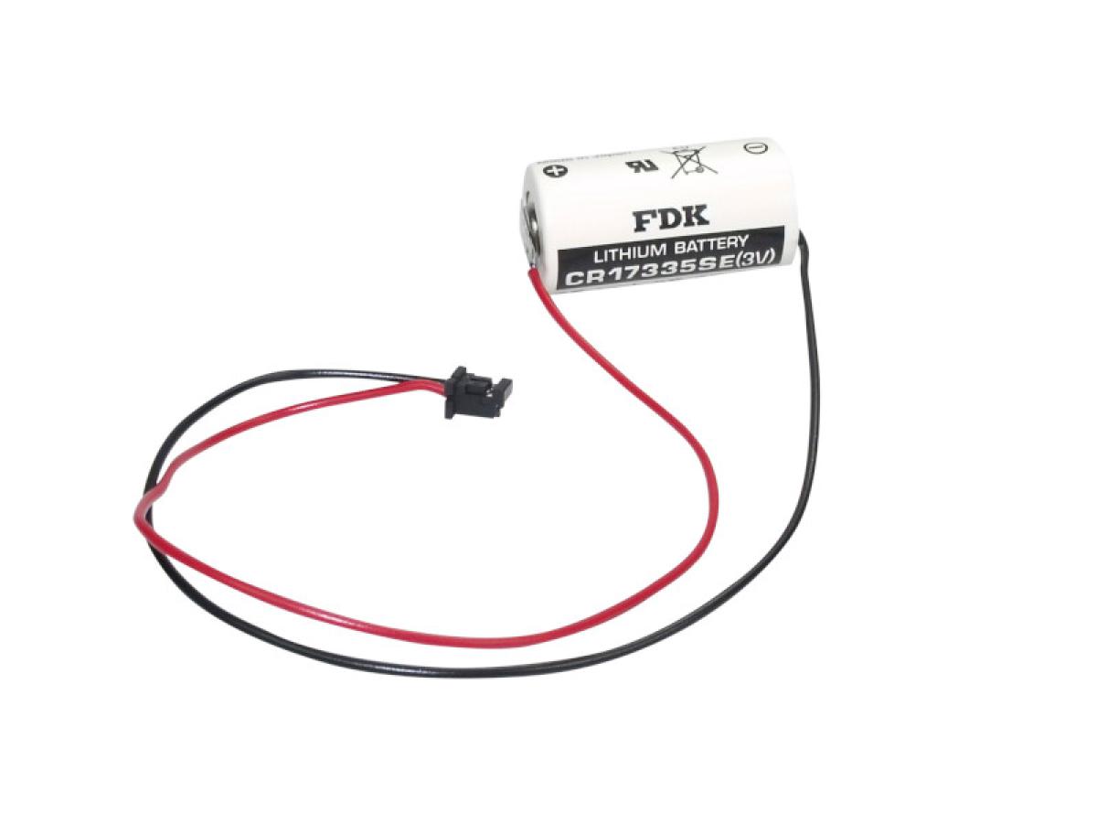 FDK CR17335 SE 3V LI-SOCI2 Batterie Kabel Stecker Q6BAT CR17335SE-R kompatibel