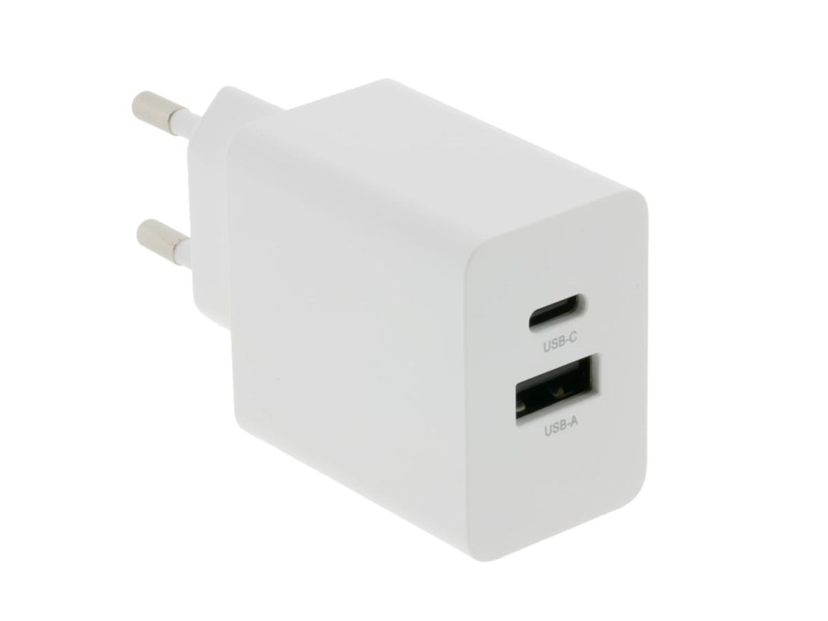 PD35W Premium GaN 2-Port-Adapter USB-C USB-A PD3.0 QC3.0