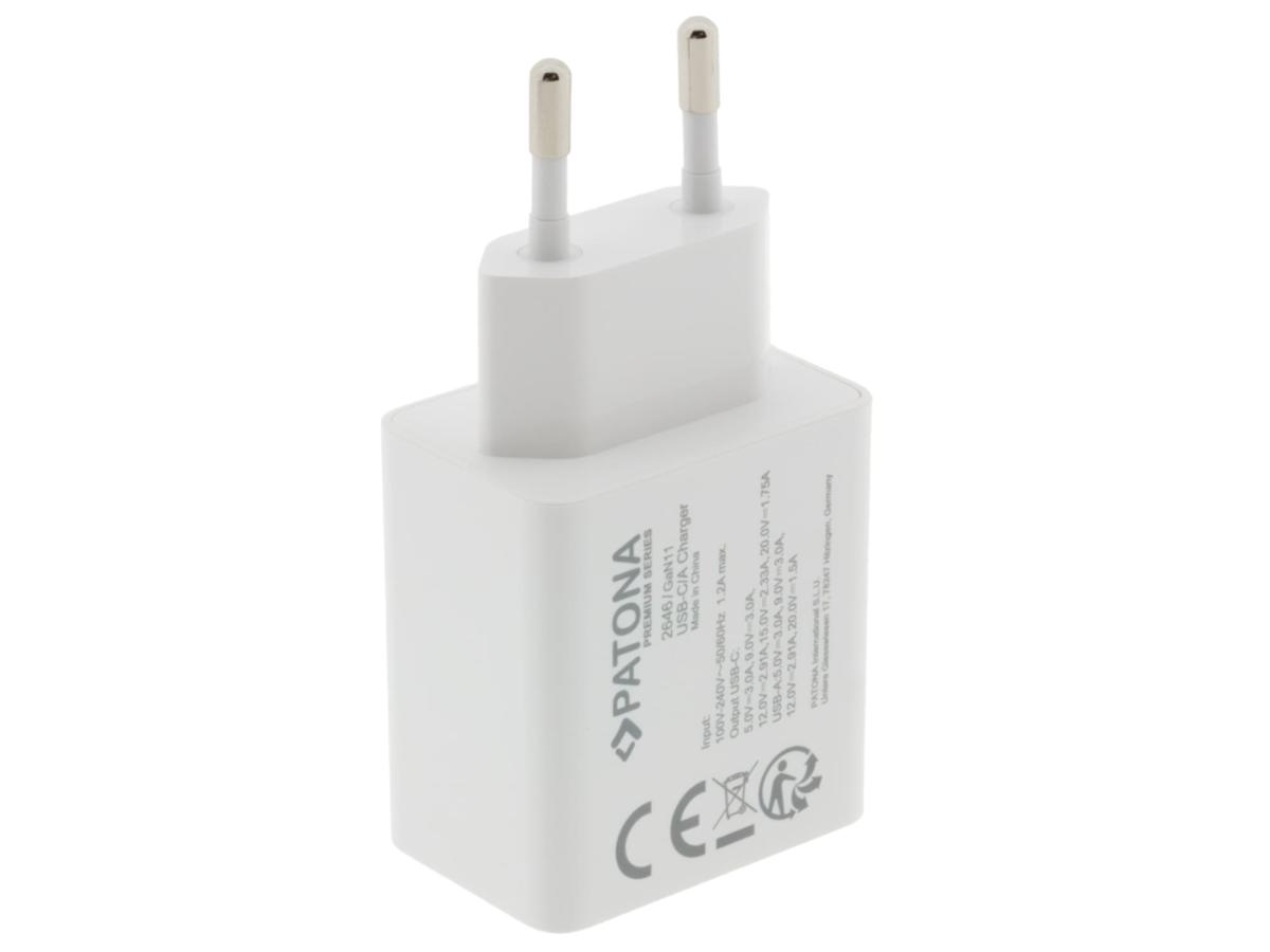 PD35W Premium GaN 2-Port-Adapter USB-C USB-A PD3.0 QC3.0