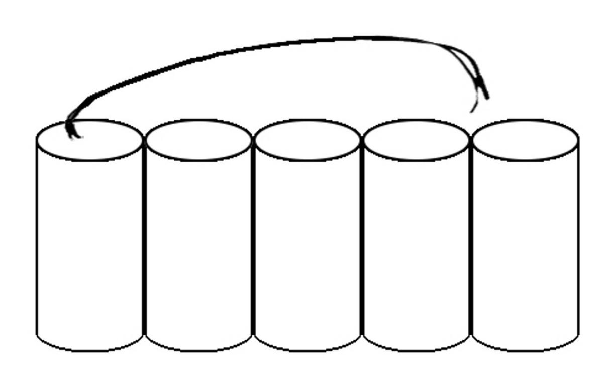 Akku kompatibel Notleuchte Fluchtwegleuchte Notlicht Akkureihe 6 V C Kabel Accu