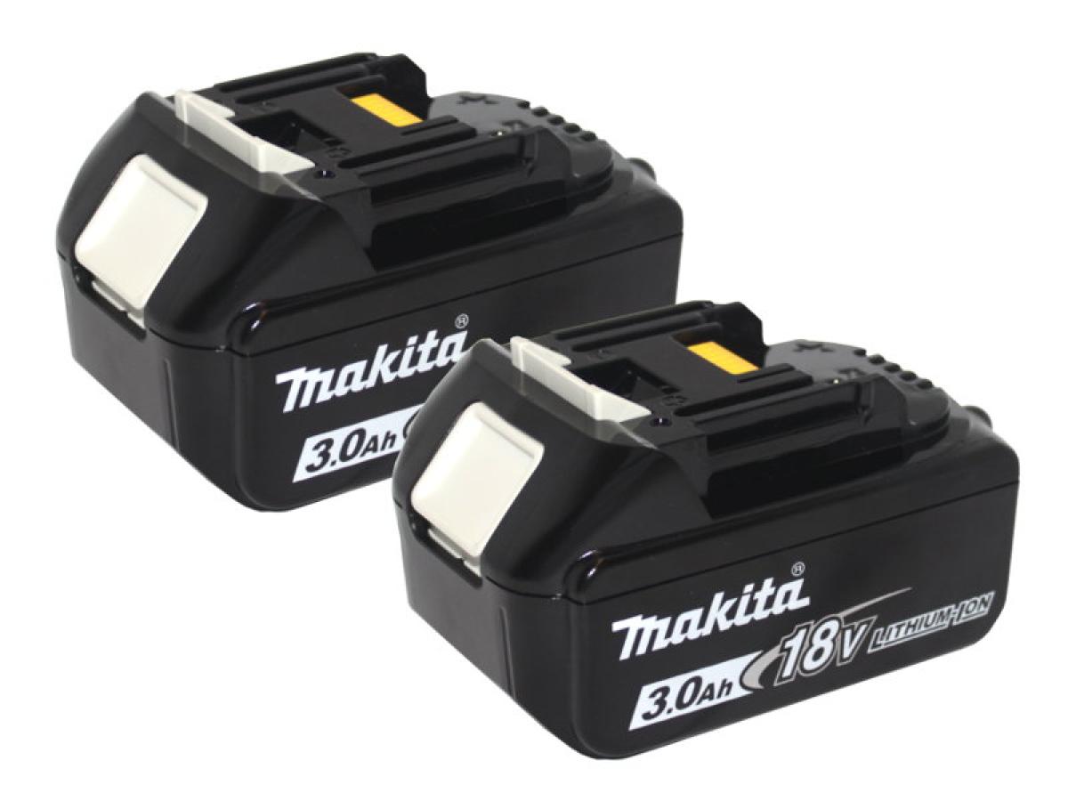 Akku kompatibel AM3738 Rasenmäher 2x 18 V 3 Ah 3000 mAh BL 1830 Lithium Ionen