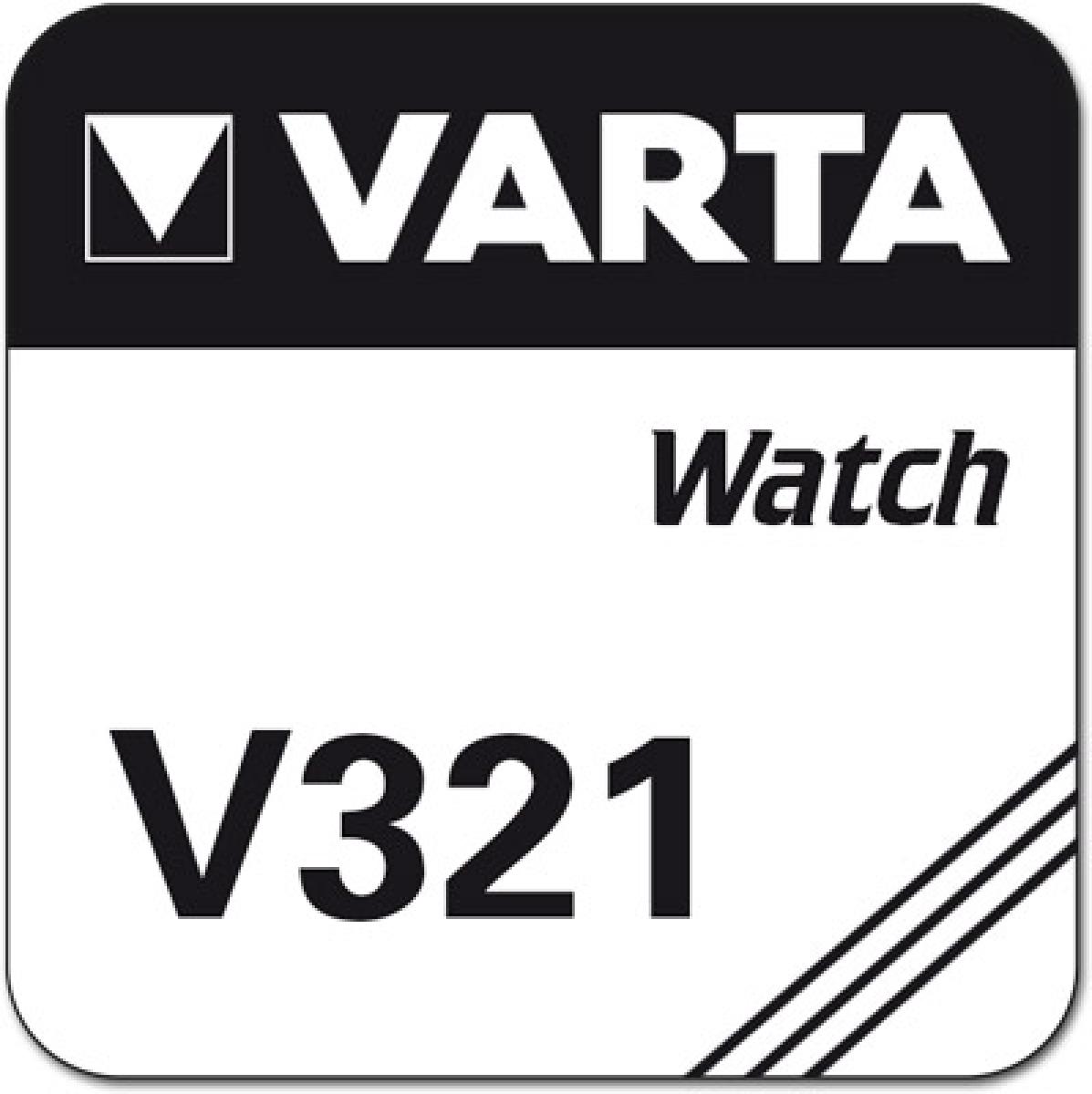 Varta Knopfzelle kompatibel V321 SR616SW D321 Batterie für Uhren Uhrenbatterie