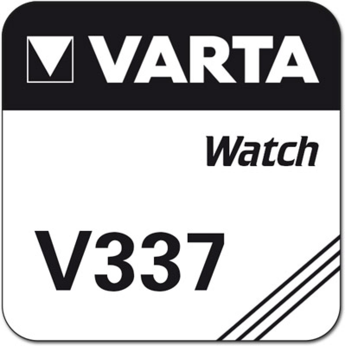 Varta Kompatible Knopfzelle V337 SR416SW D337 Batterie für Uhren Uhrenbatterie