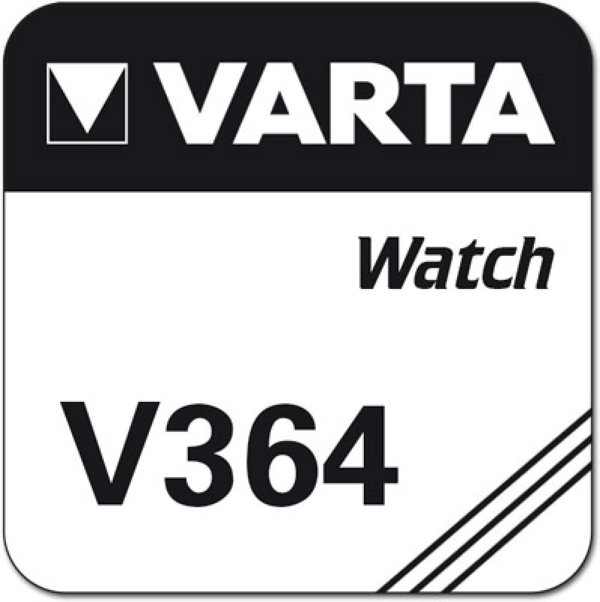 Varta Knopfzelle kompatibel V364 SR621SW D364 Batterie für Uhren Uhrenbatterie