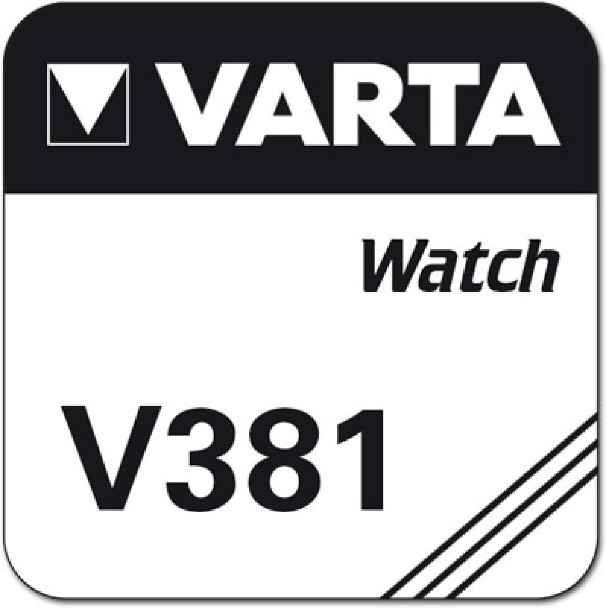 Varta kompatible Knopfzelle V381 SR1120SW D381 Batterie für Uhren Uhrenbatterie