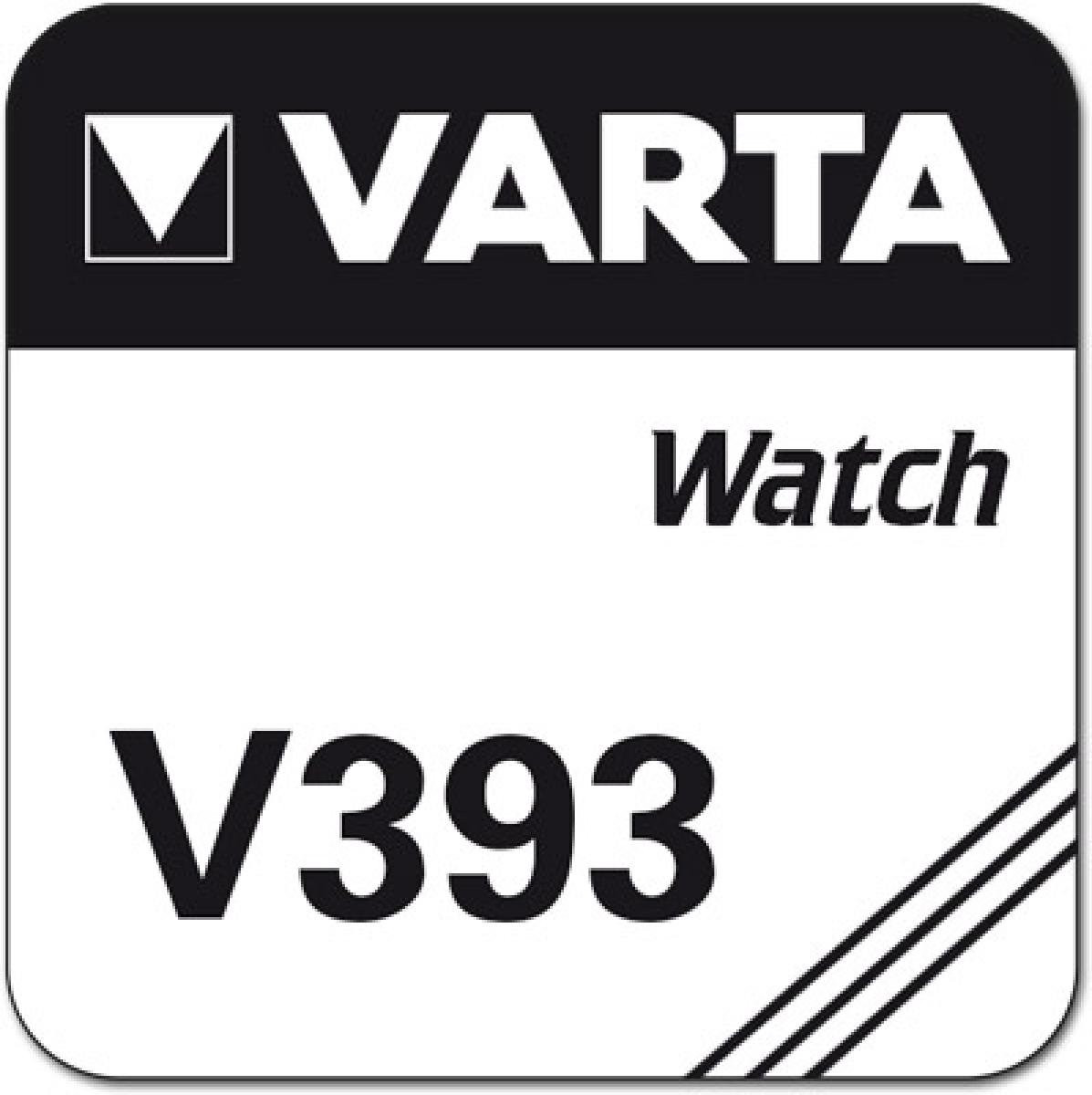 Varta kompatible Knopfzelle V393 SR754SW D393 Batterie für Uhren Uhrenbatterie