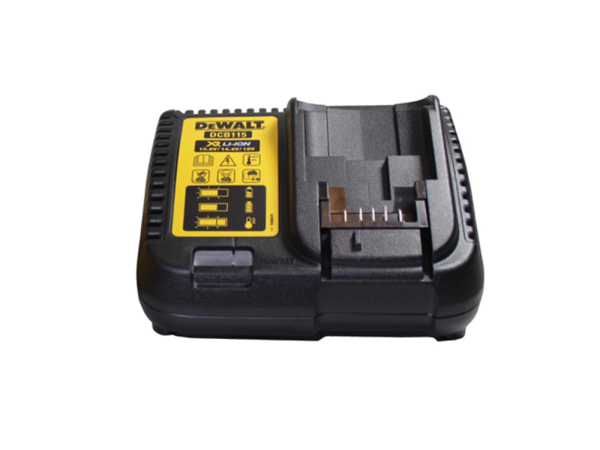 DeWALT Ladegerät DCB115 XR Li-Ion für 10,8V 14,4V 18V Werkzeug Akku Schnelllader