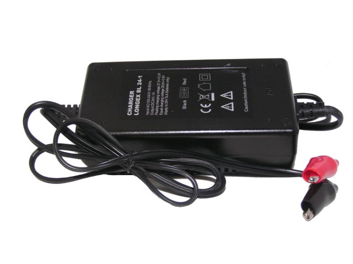 Ladegerät 24V 1A kompatibel Akku Blei Säure Gel Kalzium AGM Battery 24V 1Ah-10Ah