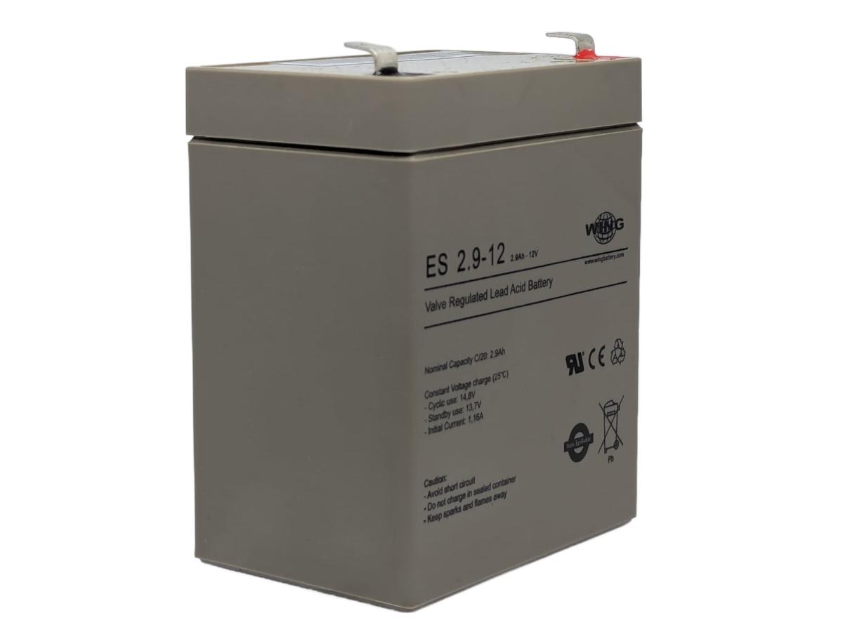Wing ES2.9-12 12V 2,9Ah AGM Pb Akku Batterie wartungsfrei