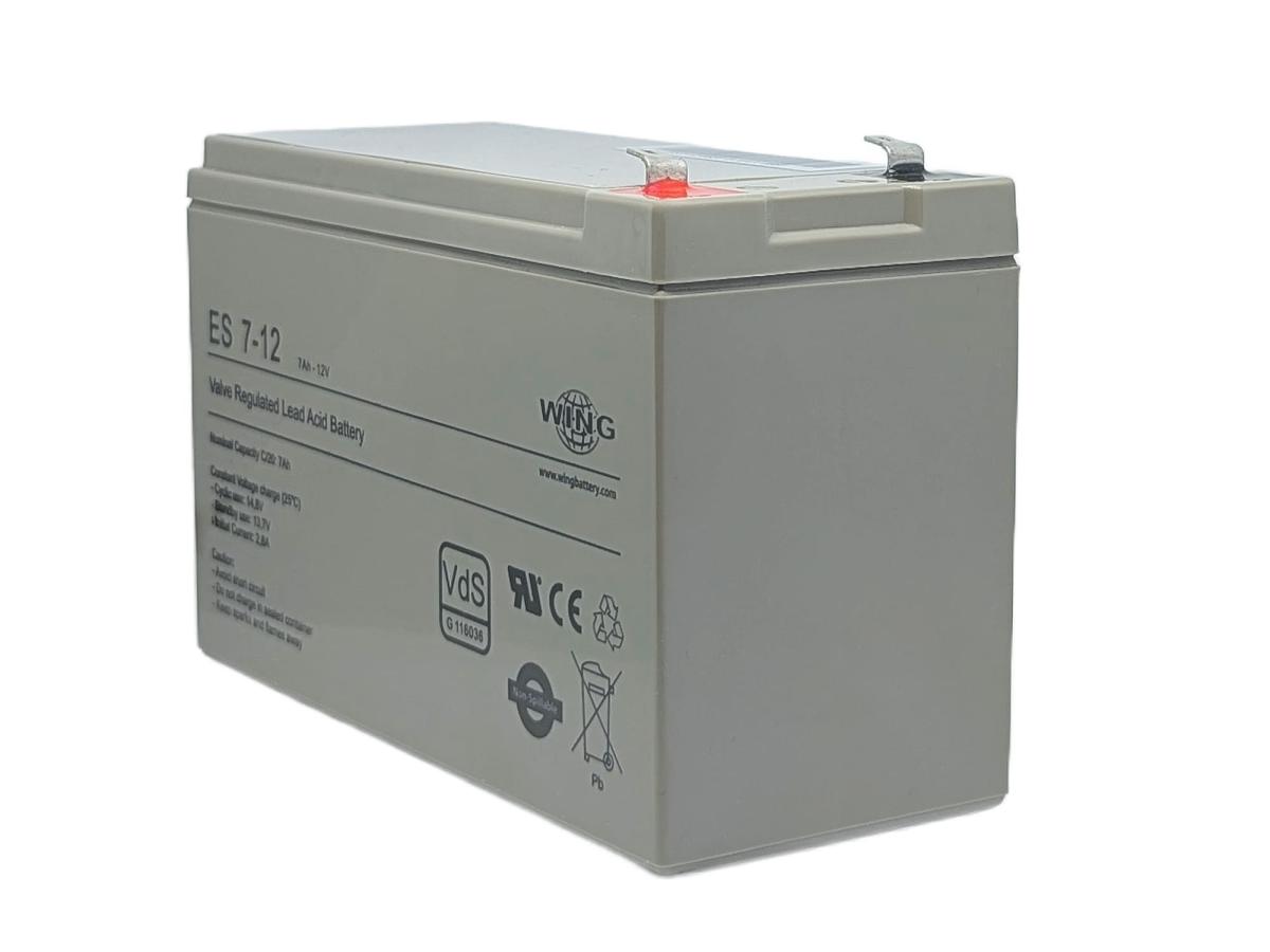 Wing ES7-12 12V 7Ah (20hr) AGM Pb Akku Batterie wartungsfrei