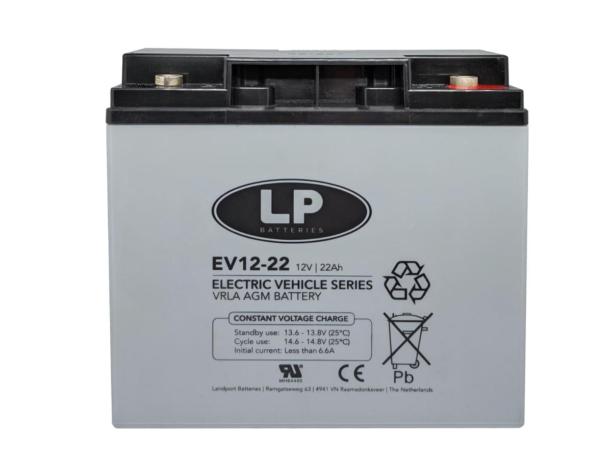 Landport EV12-22 12V 22Ah Electric Vehicle VRLA AGM Akku