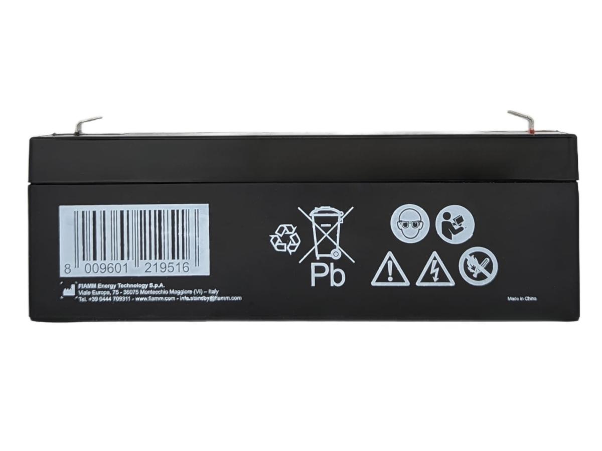 Fiamm FG20201 12V 2Ah AGM Blei Batterie wartungsfrei