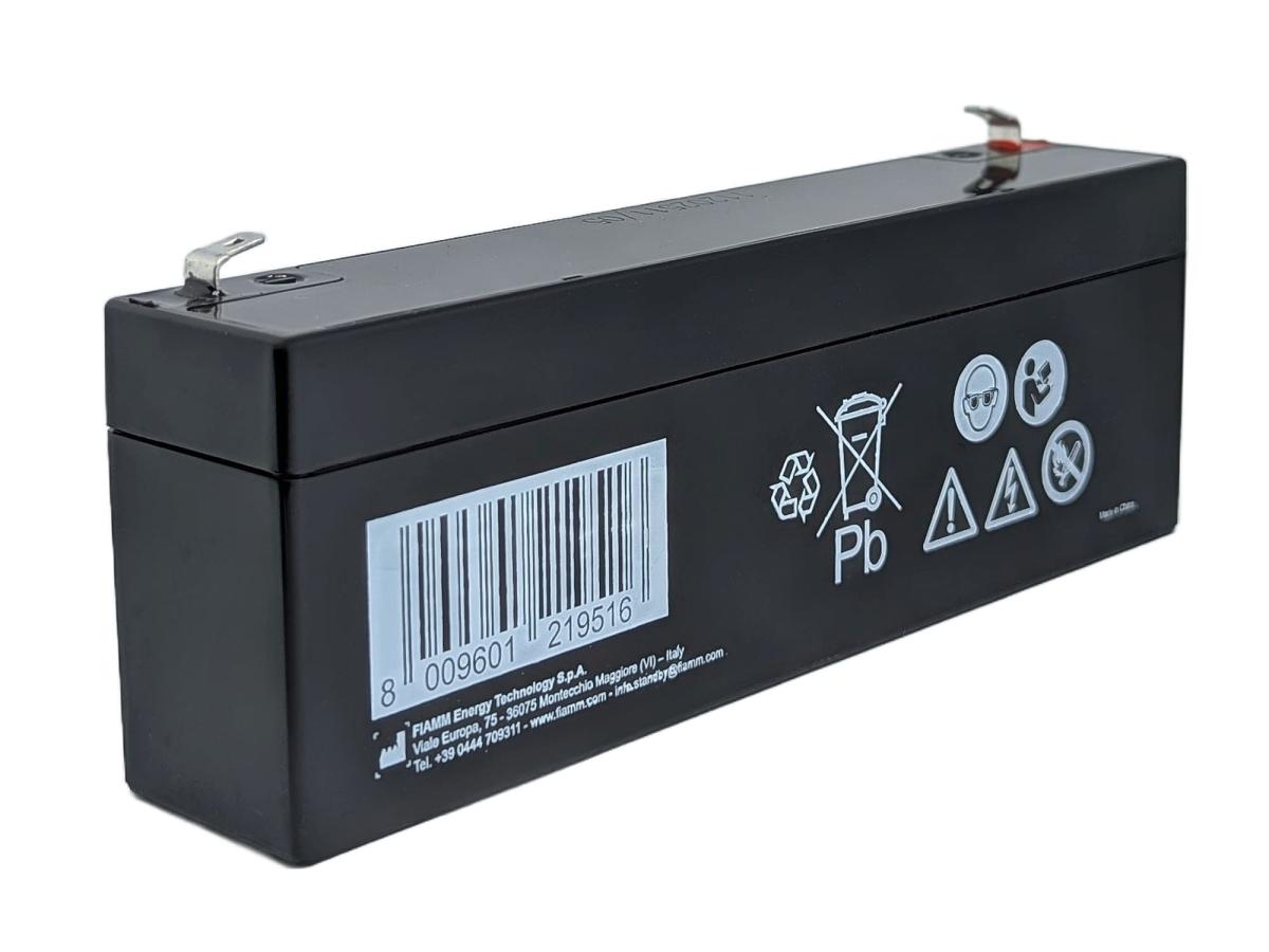 Fiamm FG20201 12V 2Ah AGM Blei Batterie wartungsfrei