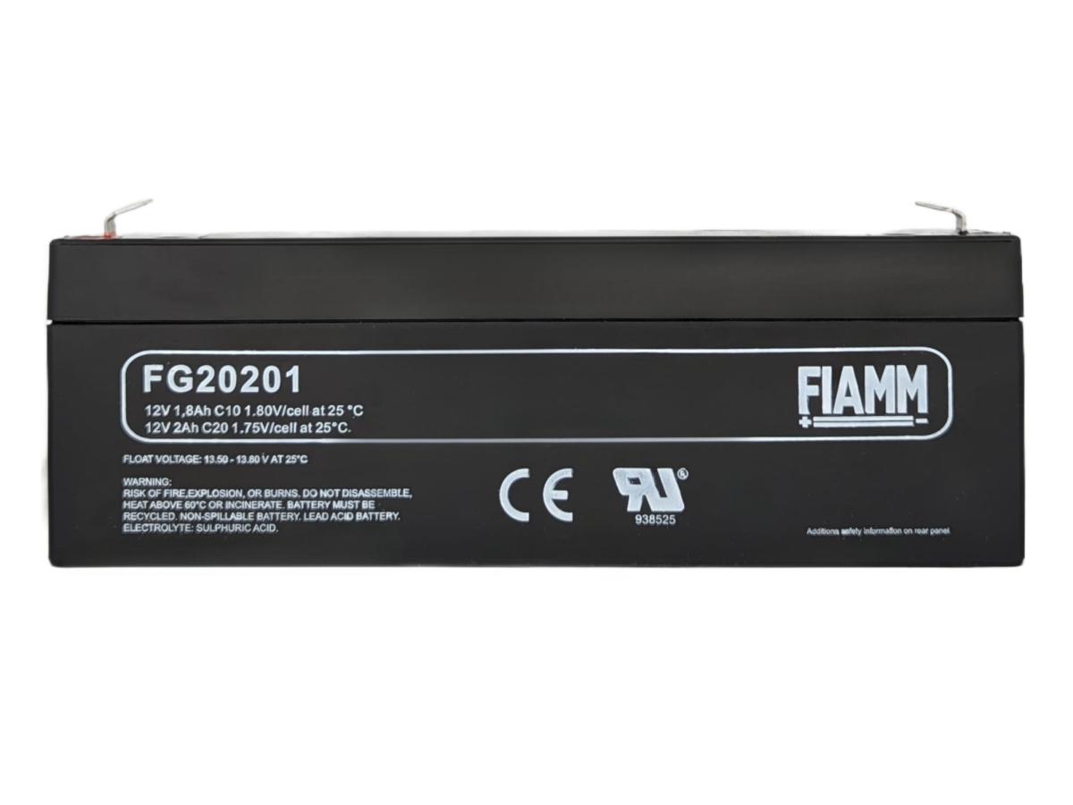 Fiamm FG20201 12V 2Ah AGM Blei Batterie wartungsfrei