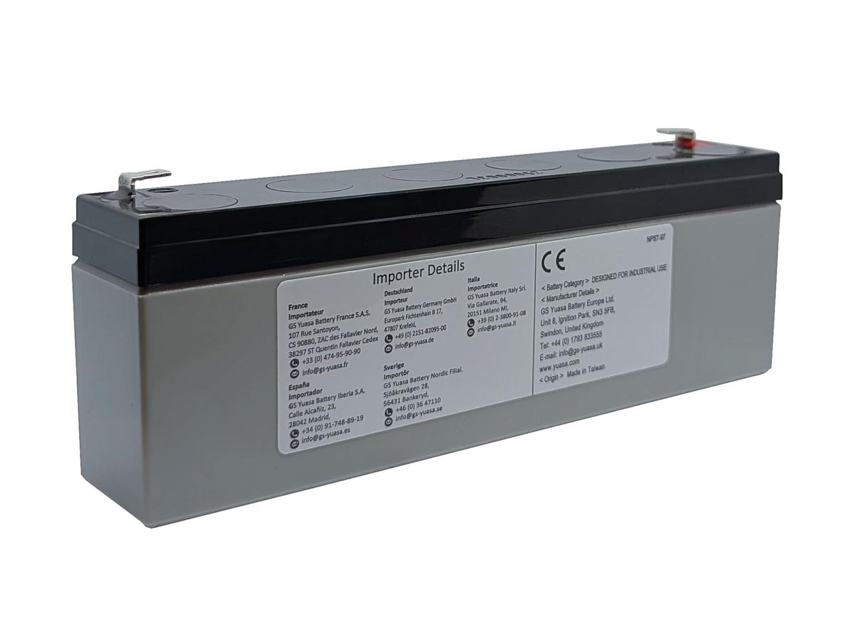 Yuasa NP2.3-12 12V 2,3Ah AGM Blei Batterie wartungsfrei VdS-geprüft