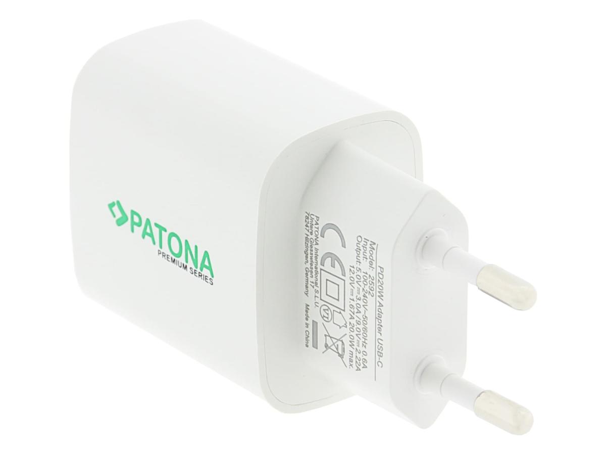 PD20W 5V-12V Schnell-Ladegerät Adapter USB-C PD3.0 QC3.0