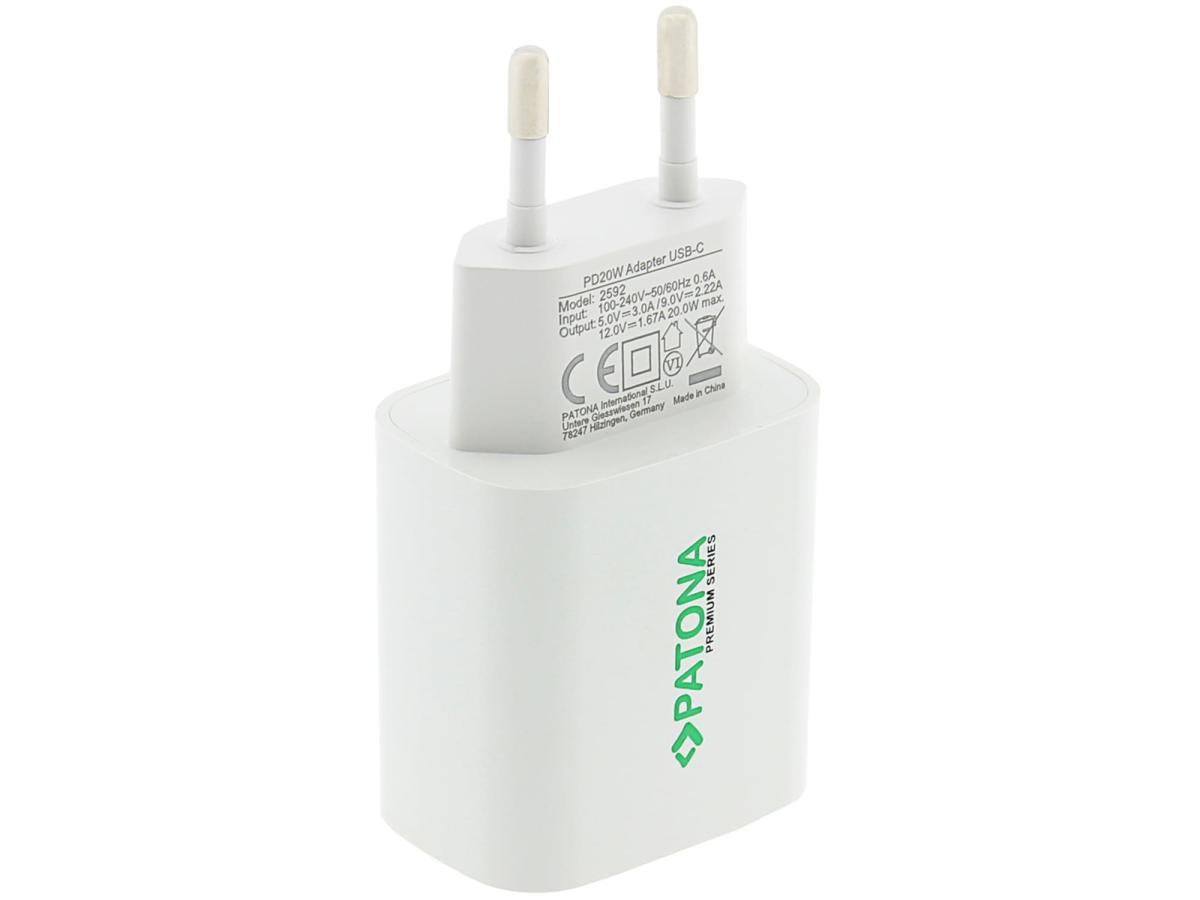 PD20W 5V-12V Schnell-Ladegerät Adapter USB-C PD3.0 QC3.0