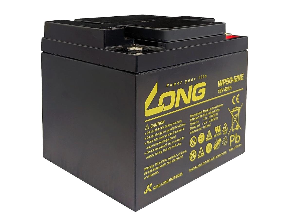 WP50-12NE Kung Long Pb Akku 12V 50Ah AGM wartungsfrei zyklenfest