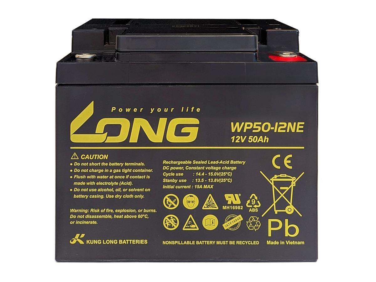 WP50-12NE Kung Long Pb Akku 12V 50Ah AGM wartungsfrei zyklenfest