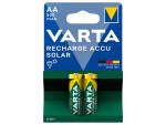 Akku Batterie Varta AA LR06 Mignon 2x 1,2V 800mAh recharge accu Solar Ni-MH